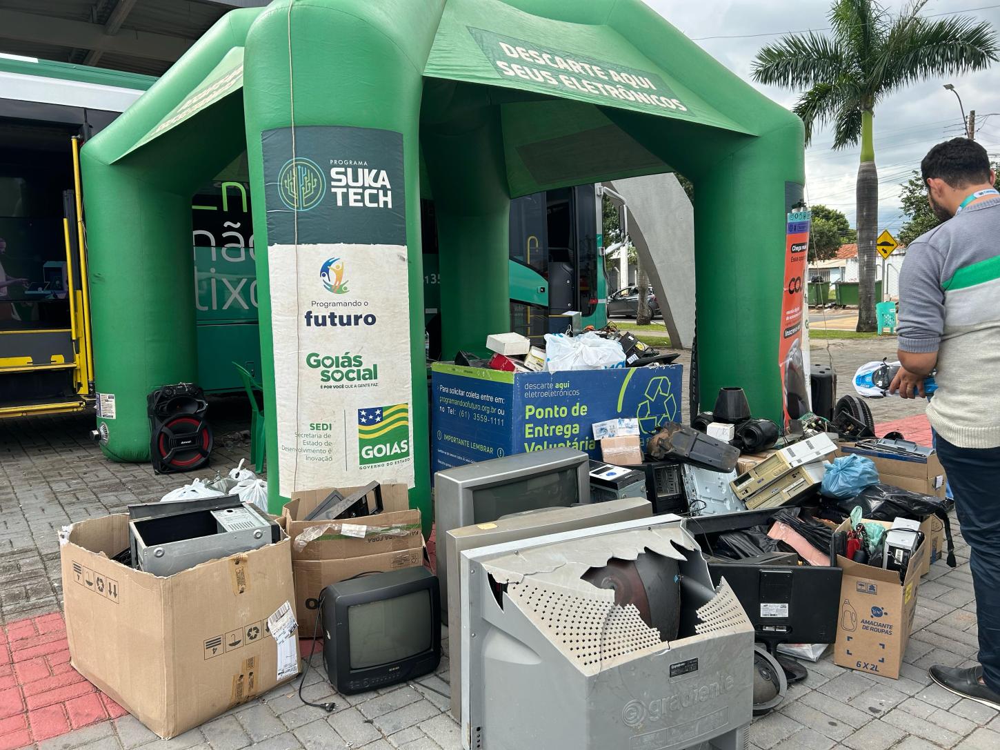 Prefeitura de Senador Canedo realiza ação para descarte de lixo eletrônico nesta sexta, 21