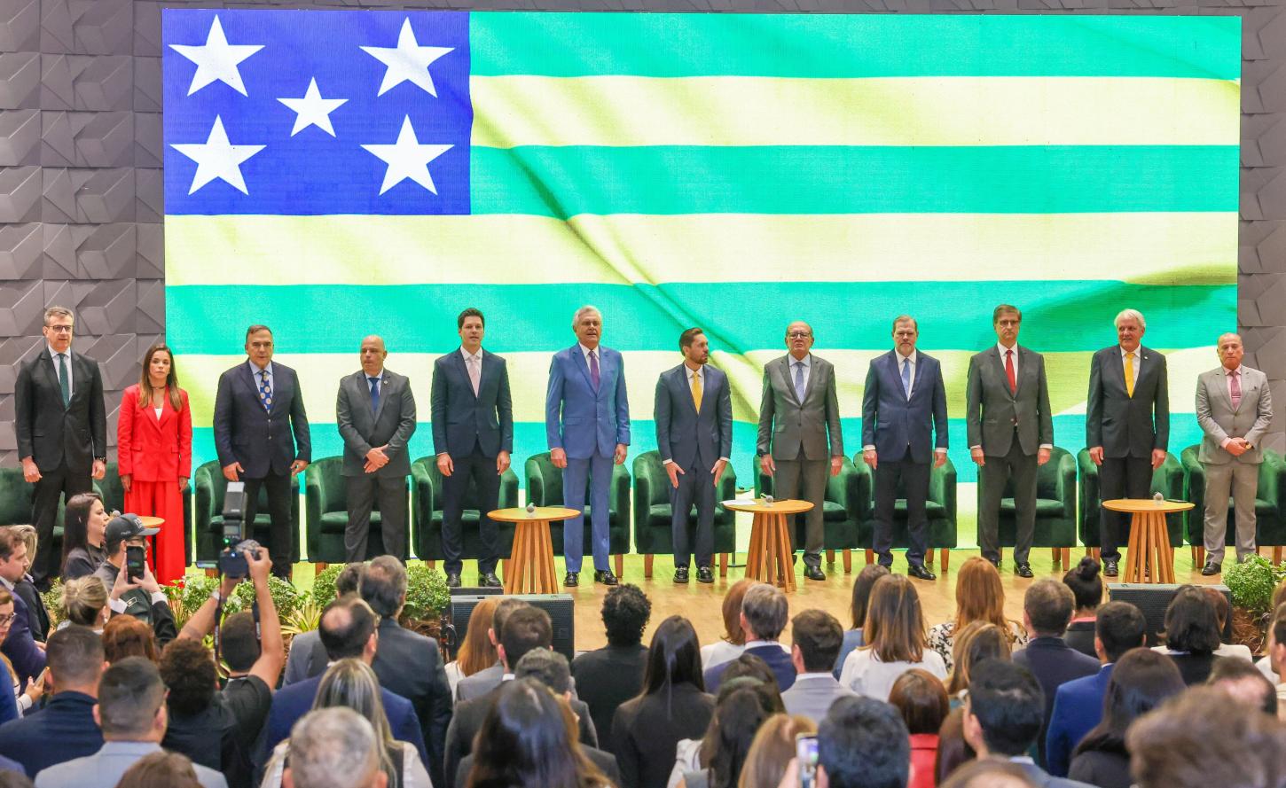Caiado destaca protagonismo de Goiás ao homenagear ministros do STF e procurador-geral da República