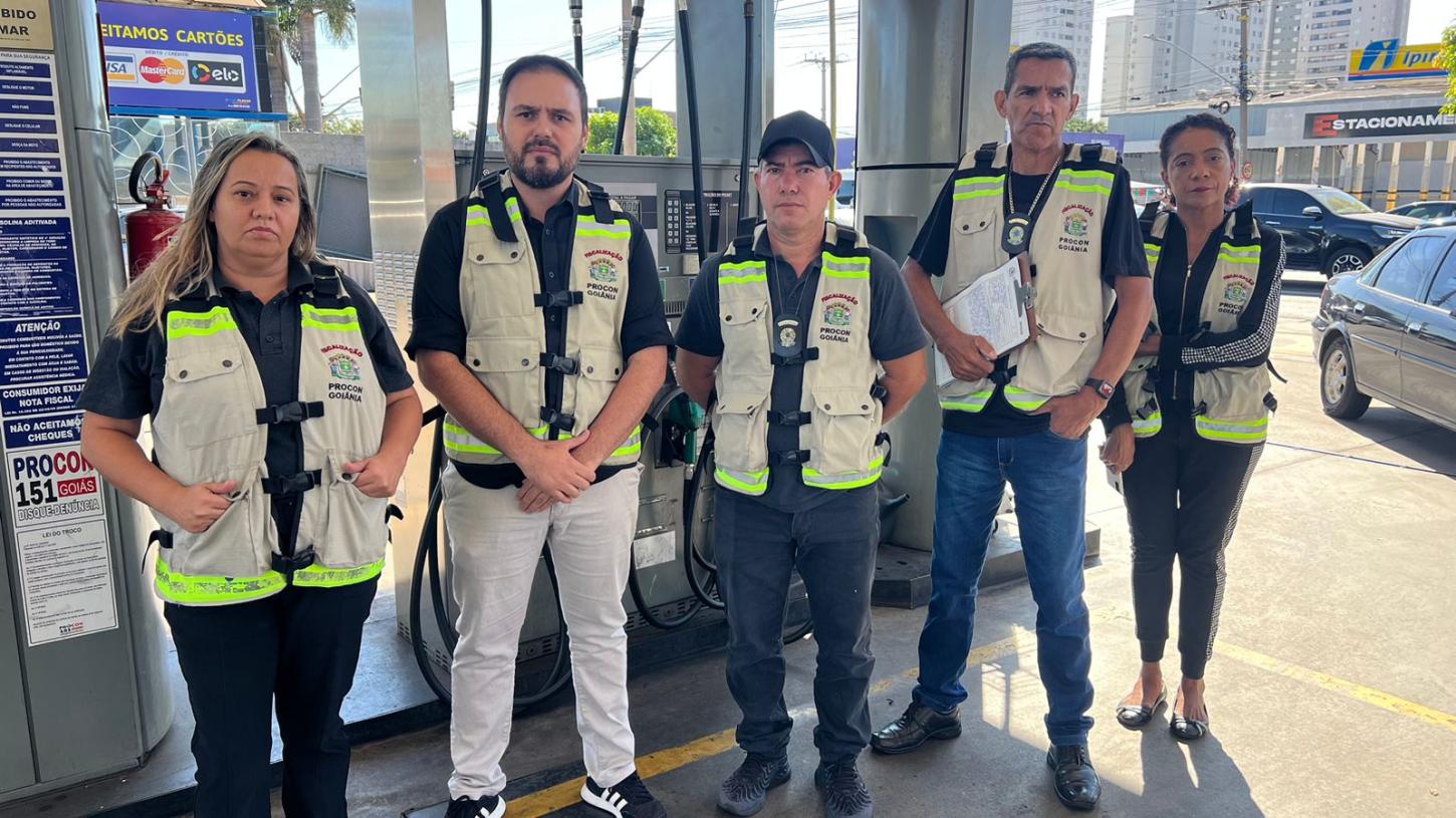 Procon Goiânia notifica postos de combustíveis por preço alto da gasolina