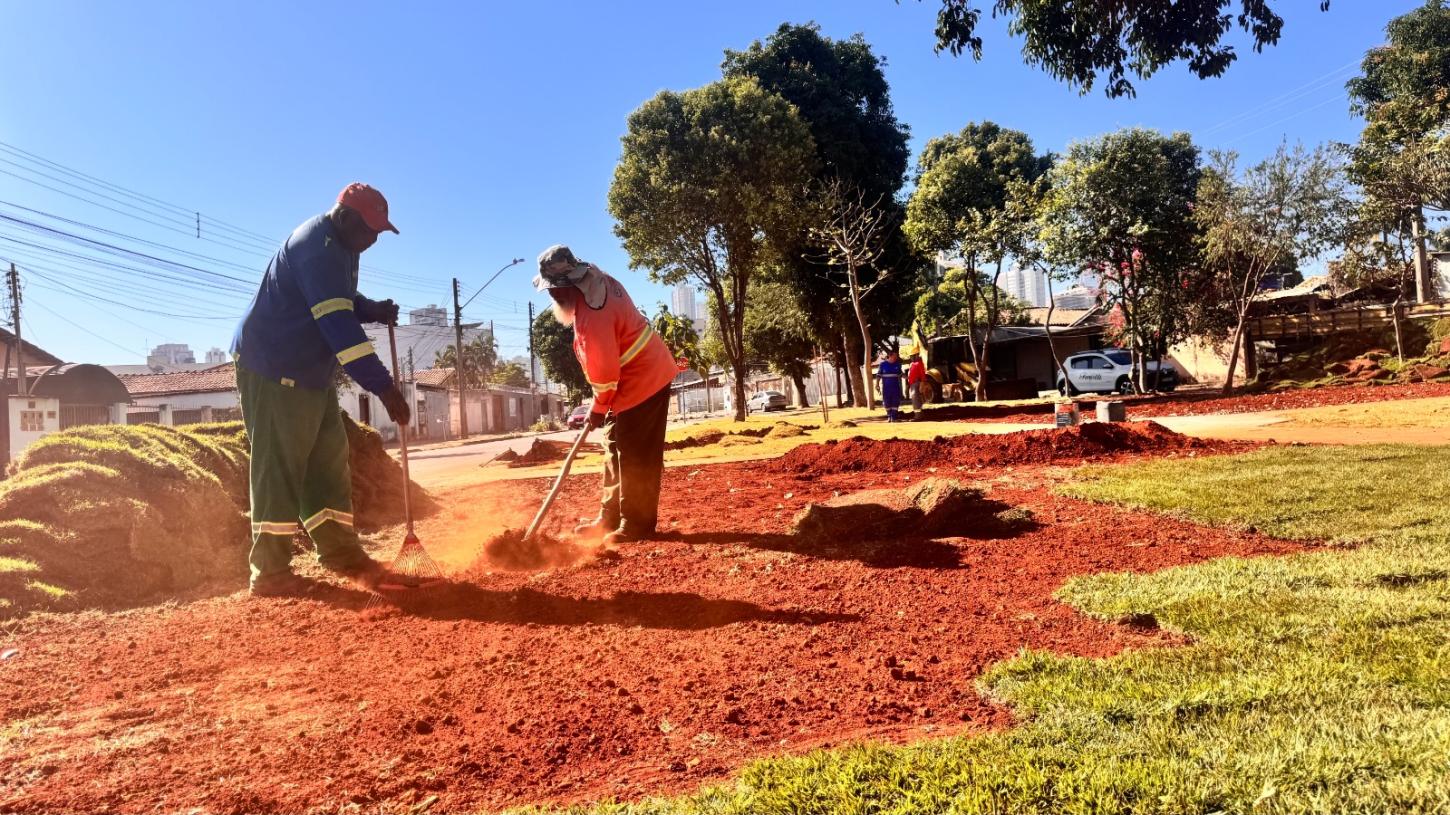 Prefeitura de Goiânia revitaliza Praça no Jardim América