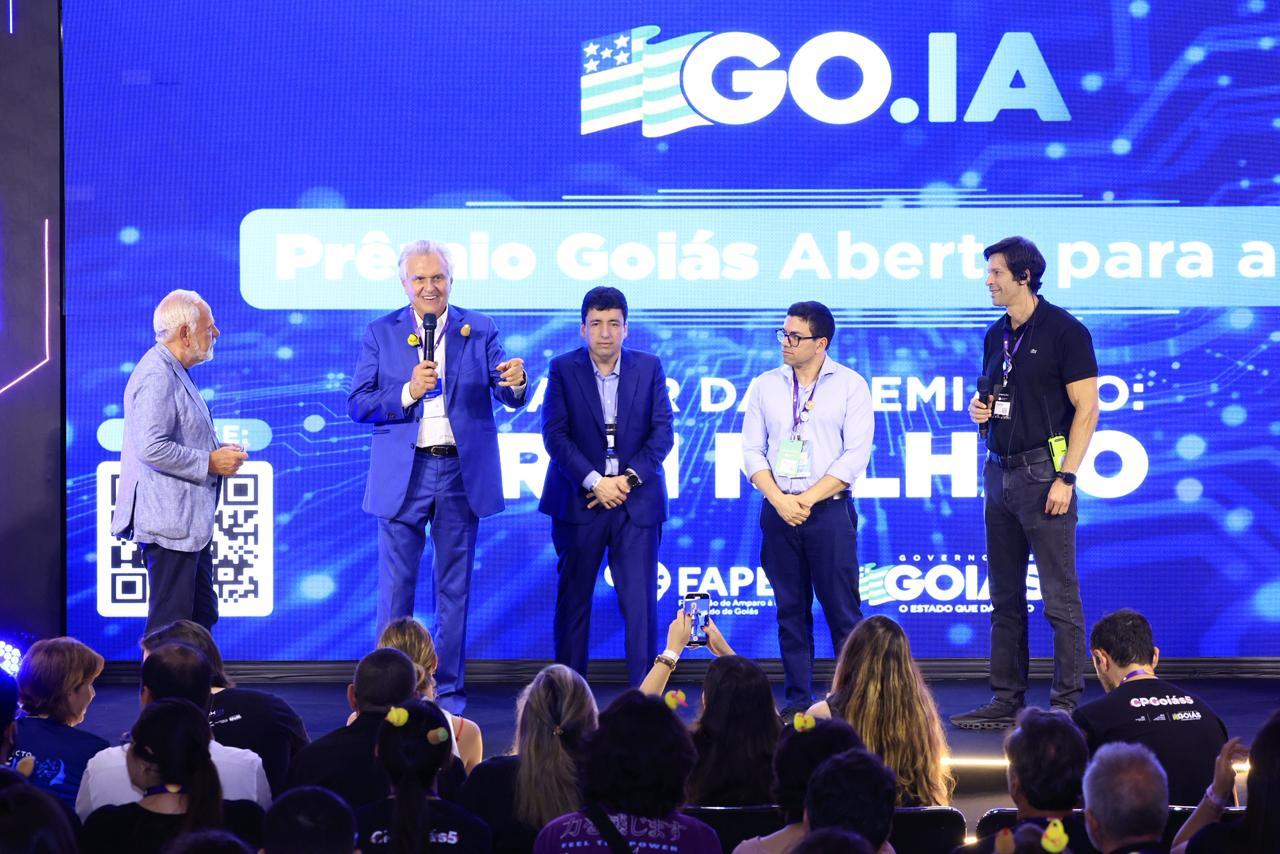 Caiado destaca tecnologia e inovação em Goiás na abertura do Campus Party