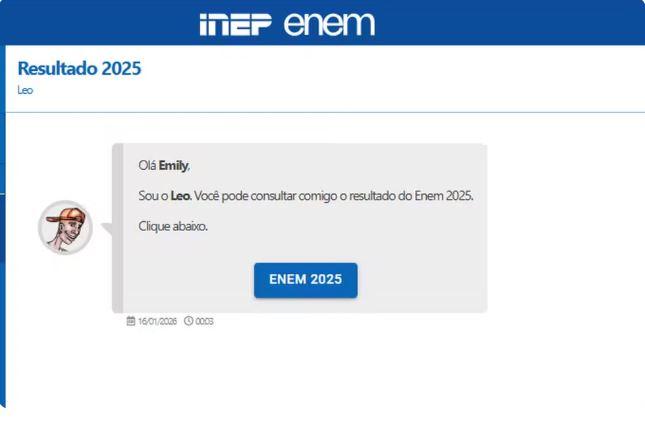Resultado do Enem 2025 já está disponível
