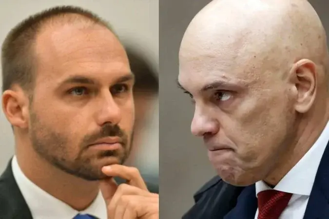 Eduardo Bolsonaro diz que não vai recuar após cobrança de Moraes