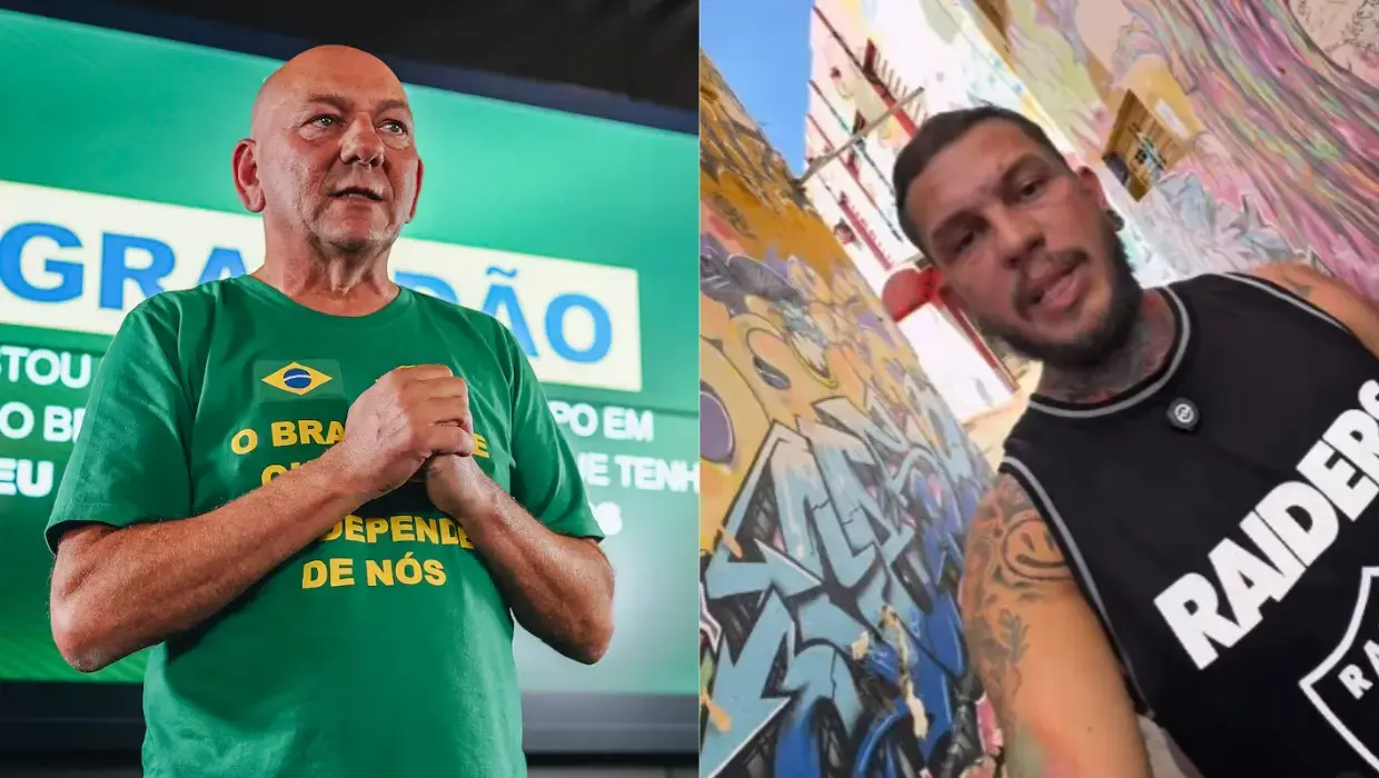 Luciano Hang critica grafite em viaduto de Goiânia e artista relata ameaças