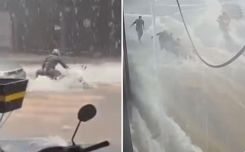 Músico é arrastado por enxurrada a caminho de apresentação e resgatado em Goiânia