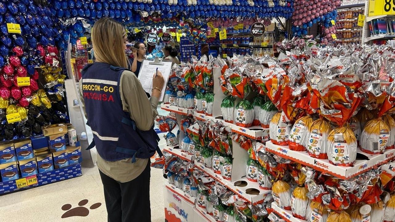 Pesquisa do Procon Goiás aponta variação de até 159% em preços de ovos de Páscoa