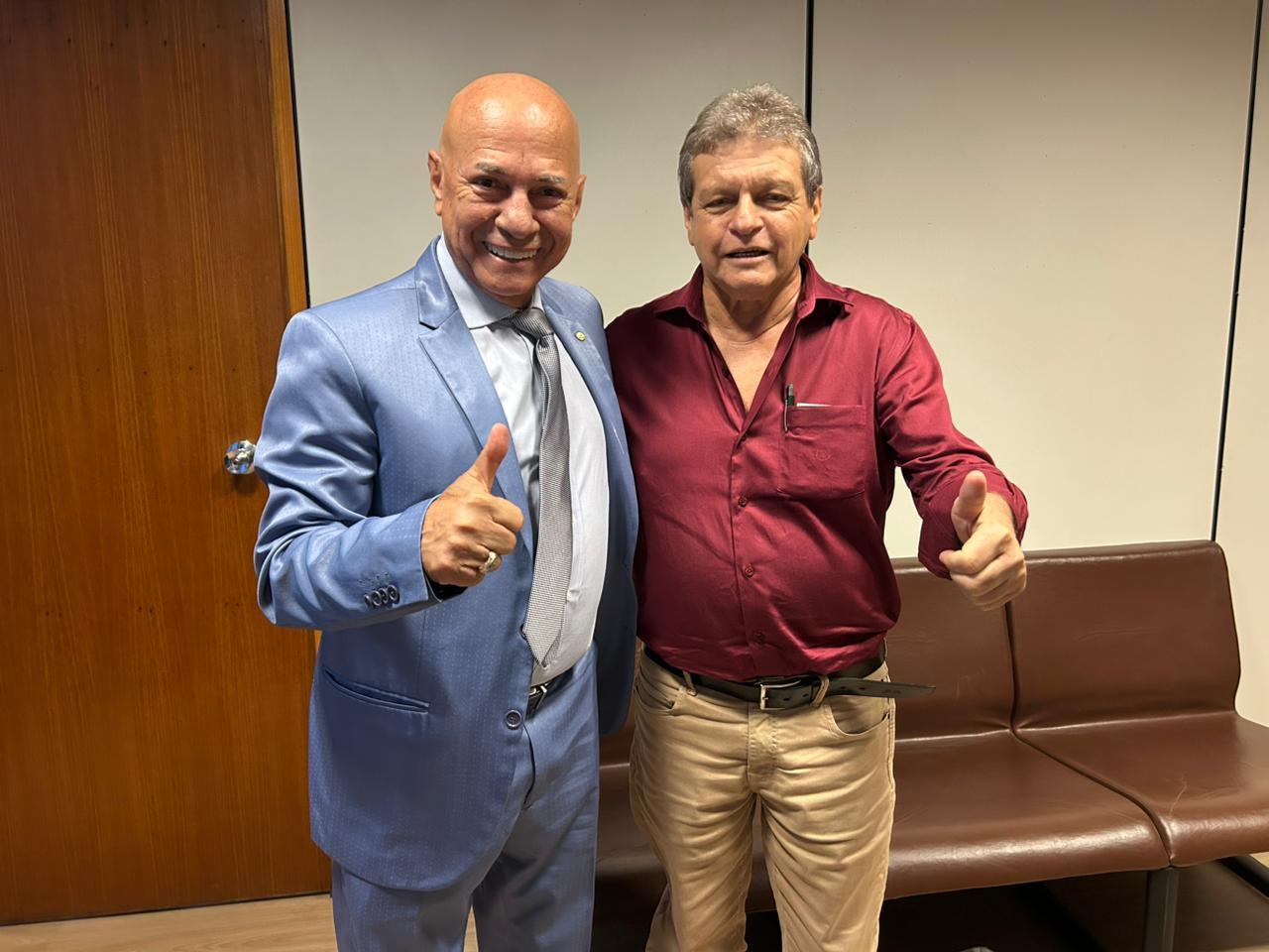 Prefeito de Alvorada do Norte cumpre agenda em Brasília e busca recursos com deputado Professor Alcides