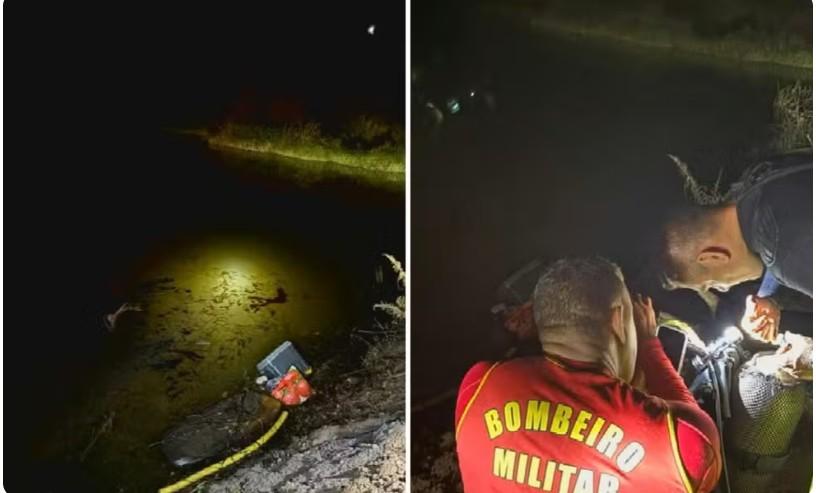 Seis pessoas morrem após carro cair no Lago Corumbá IV, em Goiás