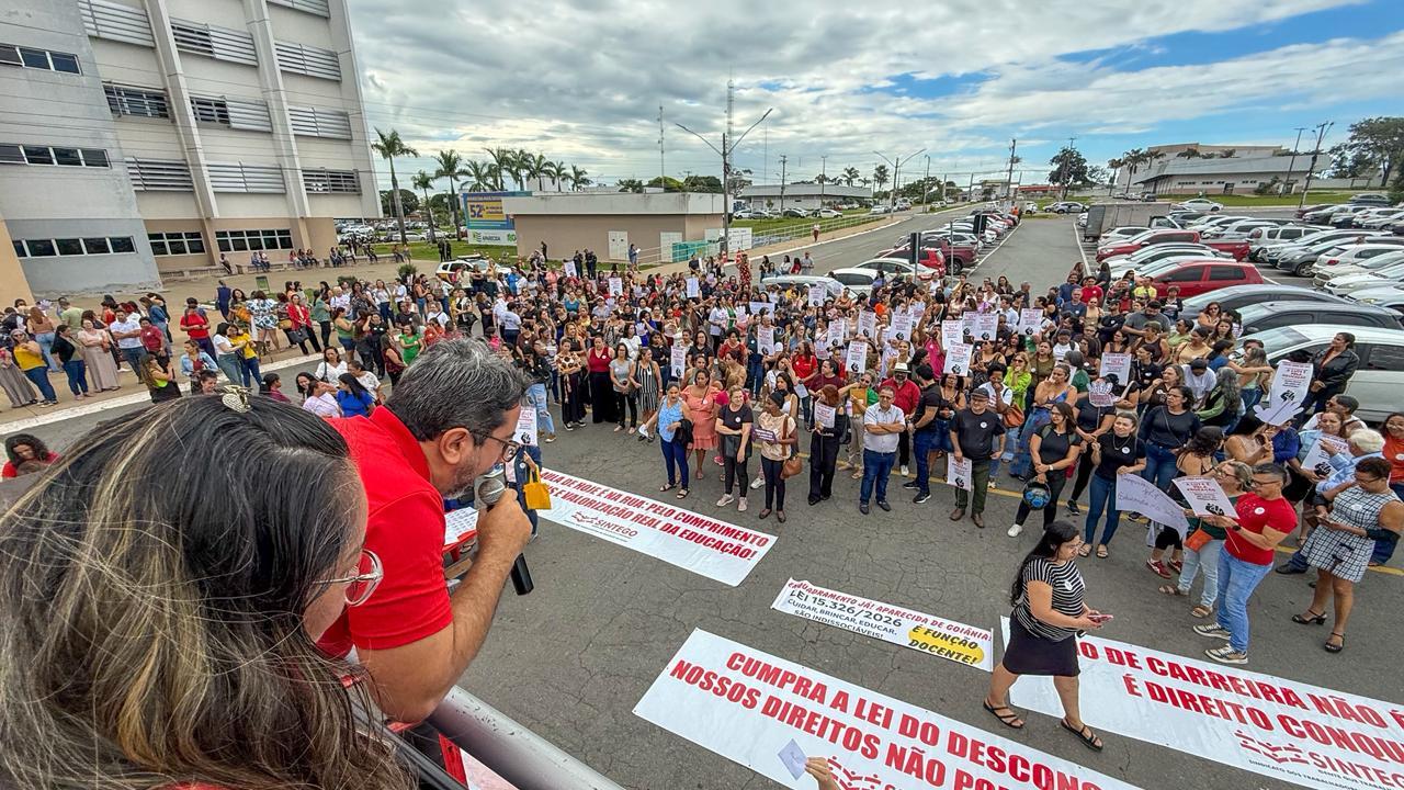 Servidores Municipais de Aparecida de Goiânia realizam paralisação com indicativo de greve na próxima quinta-feira (7)