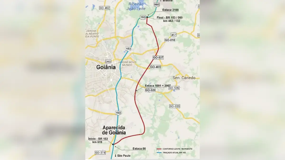 Após 20 anos de espera, Governo Federal lança edital para construção do novo anel viário entre Goiânia e Aparecida