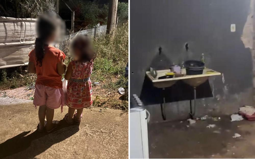 Duas crianças são encontradas sozinhas após mãe sair para churrasco em Goiânia