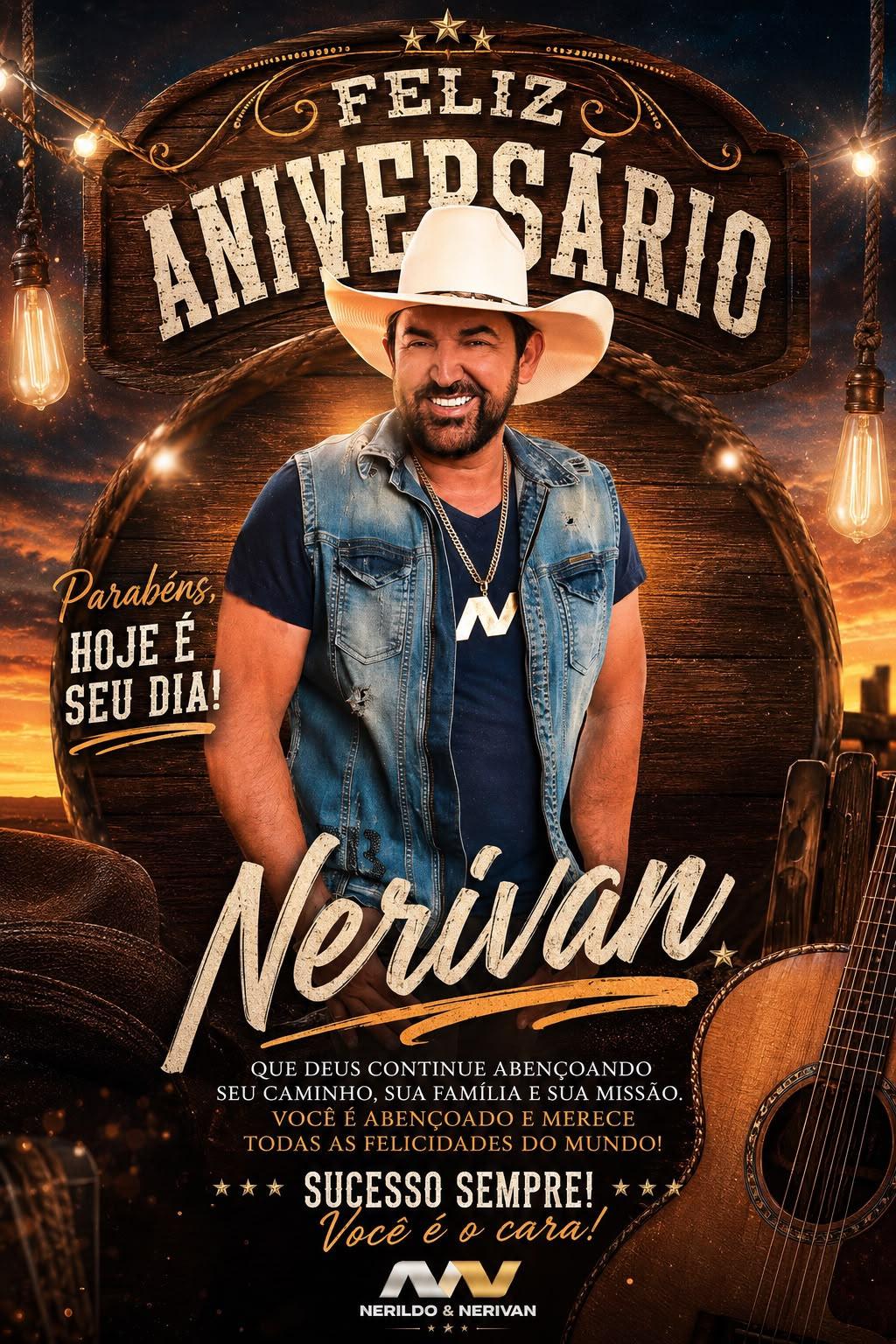 Nerivan celebra aniversário com história marcada por trabalho, fé e superação