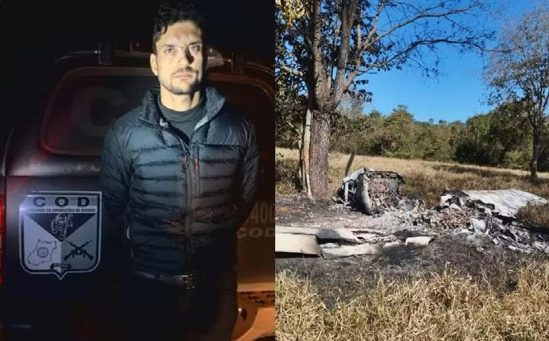 Piloto preso com avião carregado de cocaína fazia transporte de drogas pela terceira vez, diz polícia