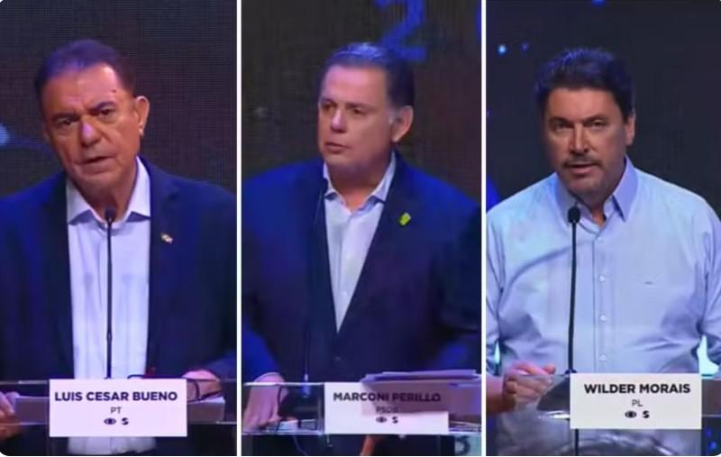 Debate expõe propostas e embates entre candidatos ao governo de Goiás