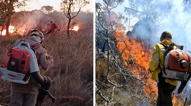 Incêndios atingem diferentes pontos da Chapada dos Veadeiros, em Goiás