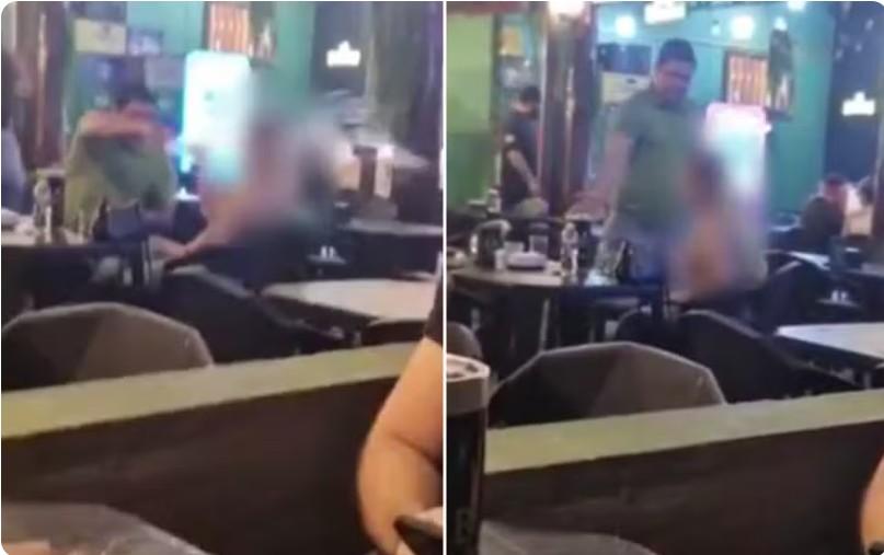 Advogado dá tapa e joga bebida no rosto de mulher em bar de Jataí