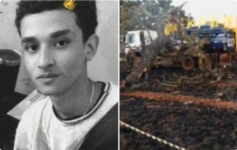 Brigadista de 19 anos morre atropelado por caminhão enquanto combatia incêndio em Caçu