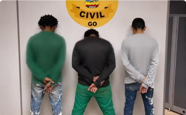 Jovem denuncia estupro coletivo em Goiás; três suspeitos são presos em flagrante