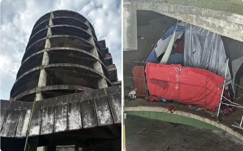 Prédio inacabado há 25 anos na Avenida Araguaia é autuado após ocupações irregulares em Goiânia