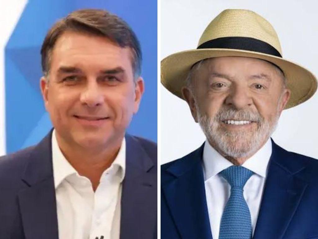 Três pesquisas colocam Flávio Bolsonaro à frente de Lula nos votos válidos a uma semana do segundo turno