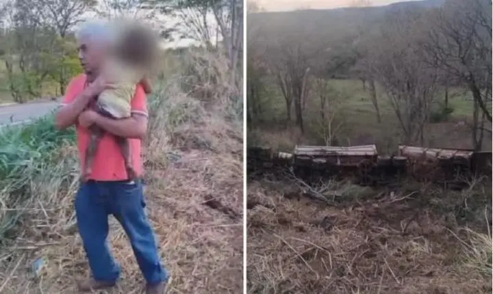 Acidente mata três pessoas, e criança de 2 anos sobrevive em Goiás