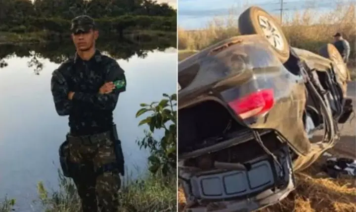Acidente na GO-430 mata militar do Exército e deixa três feridos
