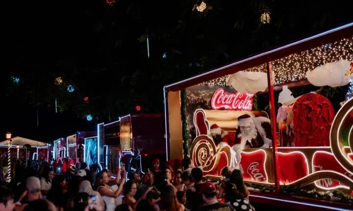 Caravana de Natal da Coca-Cola Bandeirantes será realizada de 4 a 13 de dezembro