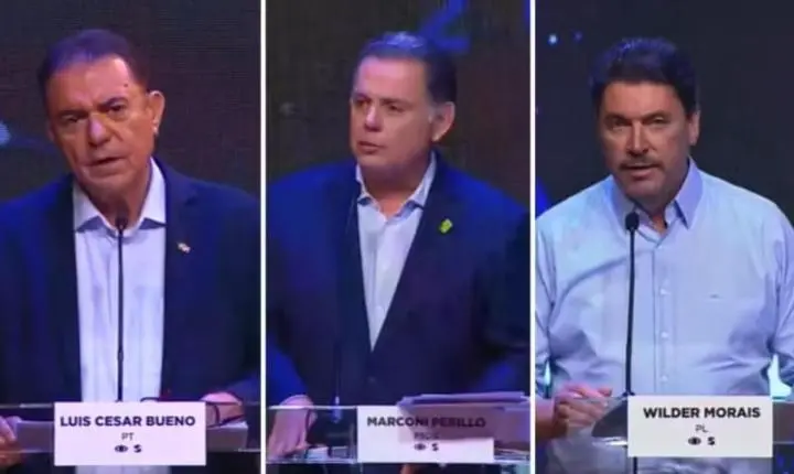 Debate expõe propostas e embates entre candidatos ao governo de Goiás