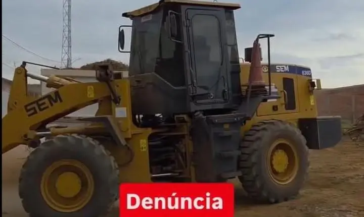 Moradores denunciam uso de máquinas da prefeitura em área particular no Buriti Sereno