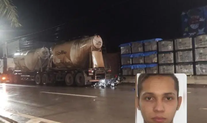 Motociclista de 24 anos morre após bater em caminhão estacionado em Anápolis