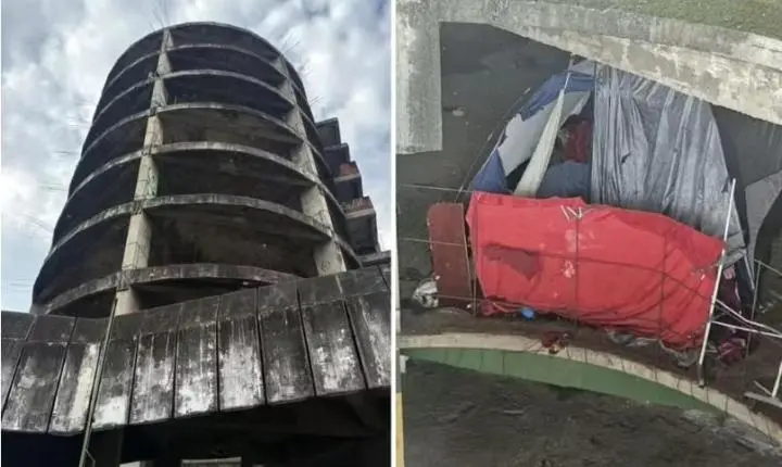 Prédio inacabado há 25 anos na Avenida Araguaia é autuado após ocupações irregulares em Goiânia
