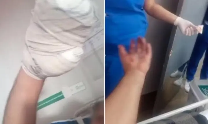 Rojão explode na mão de torcedor durante jogo do Brasil em bar de Goiás;