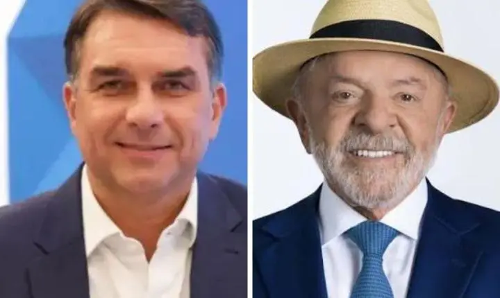 Três pesquisas colocam Flávio Bolsonaro à frente de Lula nos votos válidos a uma semana do segundo turno