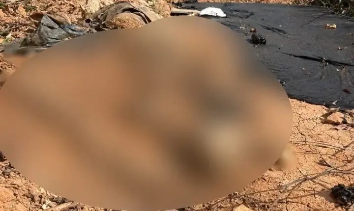 Ossada humana é encontrada ao lado de restos de caixão em aterro sanitário de Niquelândia